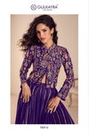 Sargam By Gulkayra Real Chinon Surat Indo Western Lehenga Wholesale Market